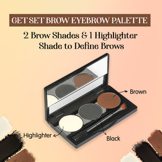 Get Set Brow 3-in-1 Eyebrow Enhancing Palette  + FREE Ultra Lash Pro Mascara  (Auto added to cart)