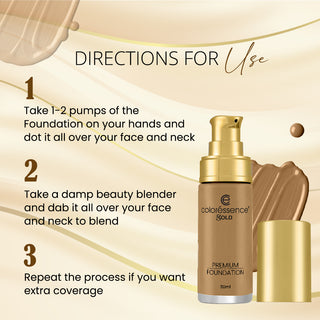 True Tone Premium Foundation + FREE Micellar Water 50 ml