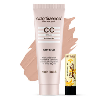 Face CC Cream  SPF-45 + Free Lip Smoothie (Assorted flavour auto added to cart)