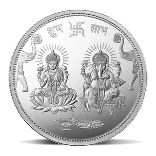 Diwali Puja Pure Silver Coin