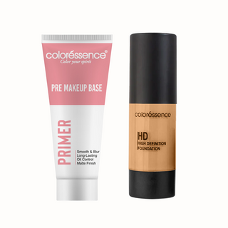 Flawless Makeup Base Combo- Pre Makeup Base + HD Foundation