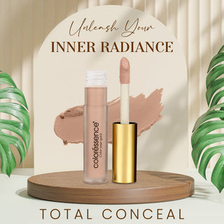 Total Conceal Max Coverage Liquid Concealor - Lightweight & Long Lasting