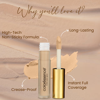 Total Conceal Max Coverage Liquid Concealor - Lightweight & Long Lasting