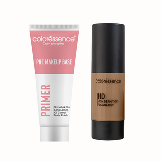 Flawless Makeup Base Combo- Pre Makeup Base + HD Foundation