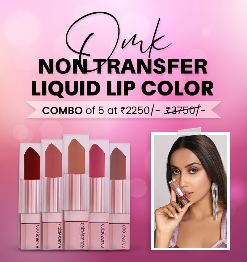 Buy 5 OMK non transfer liquid lip color combo