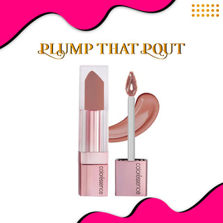 Roseate Plumpkin Tinted Lip Gloss Combo of 3 -(Ice Cube, Mocha, Peaches n Cream)