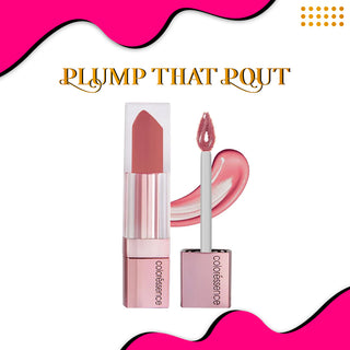 Roseate Plumpkin Tinted Lip Gloss Combo of 3 -(Ice Cube, Mocha, Peaches n Cream)