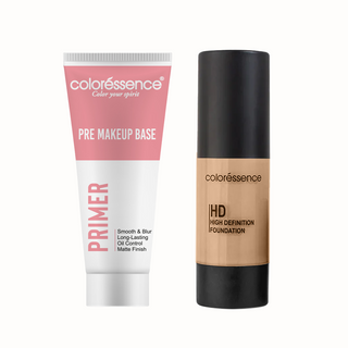 Flawless Makeup Base Combo- Pre Makeup Base + HD Foundation